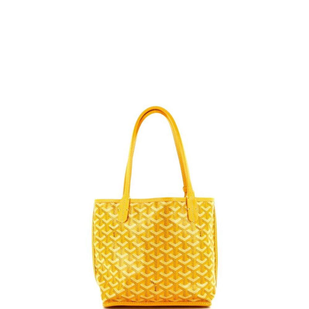Goyard Anjou Reversible Tote Coated Canvas Mini Yellow - Picture 4 of 7